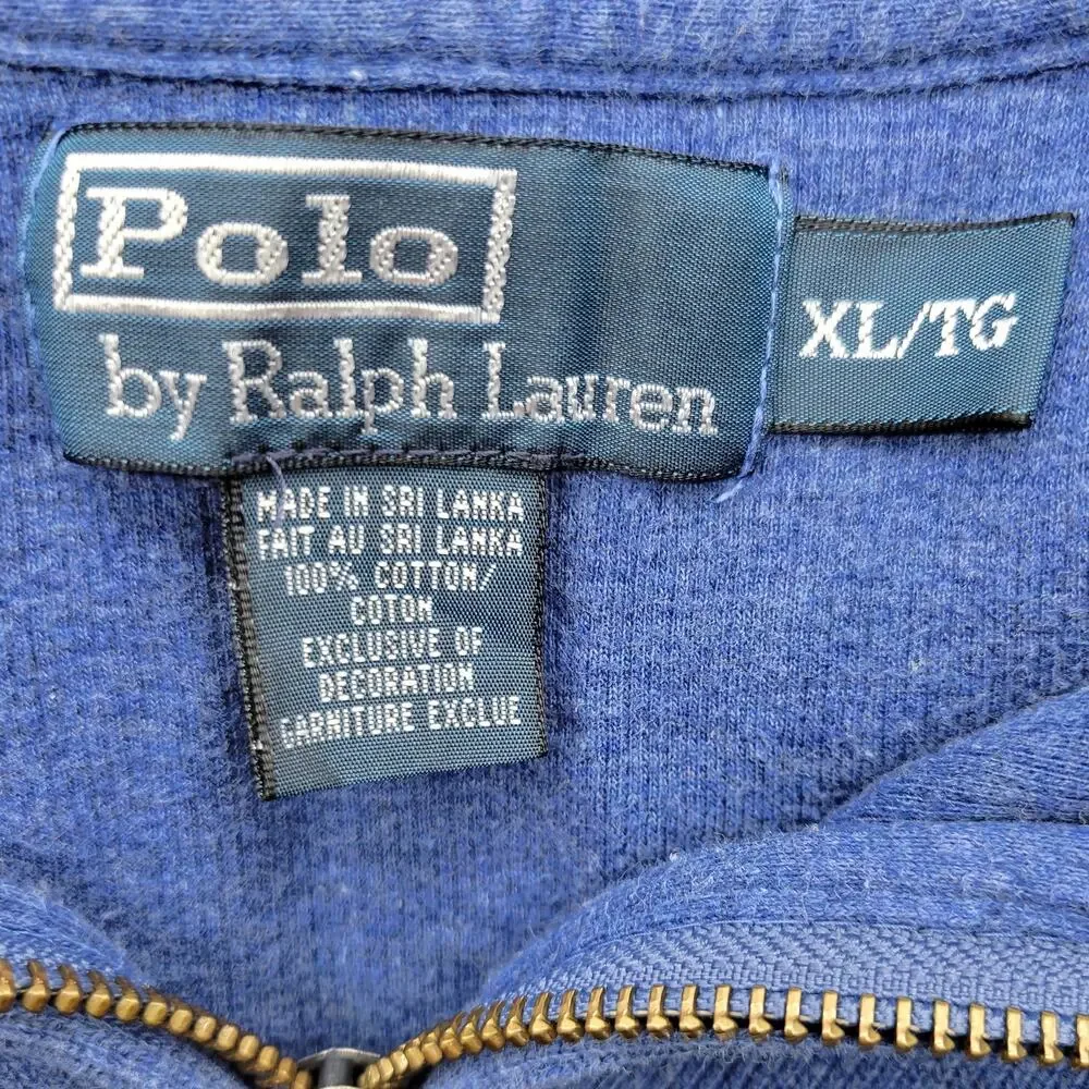 Polo by Ralph Lauren Sweater XL Blue Cotton